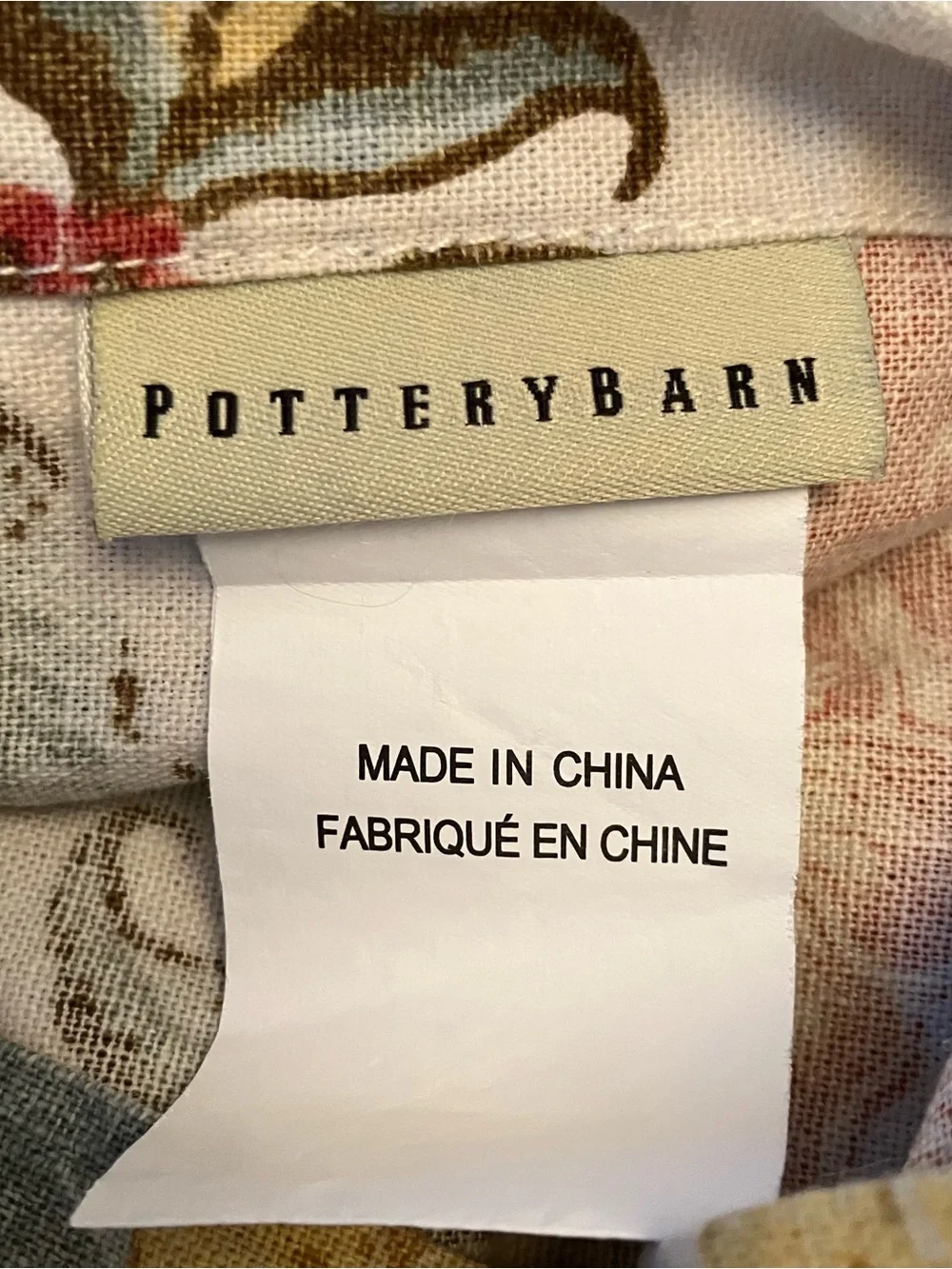 3 Pottery Barn Cynthia Palampore Linen Blend Pillow Shams Euro Floral Set 20x26”